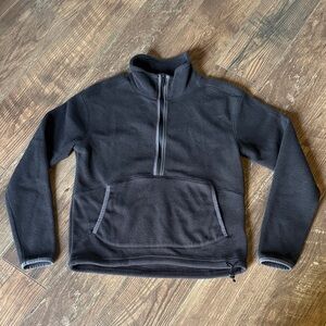 Backcountry Black Half-Zip Fleece   Pullover, Women’s Size Medium